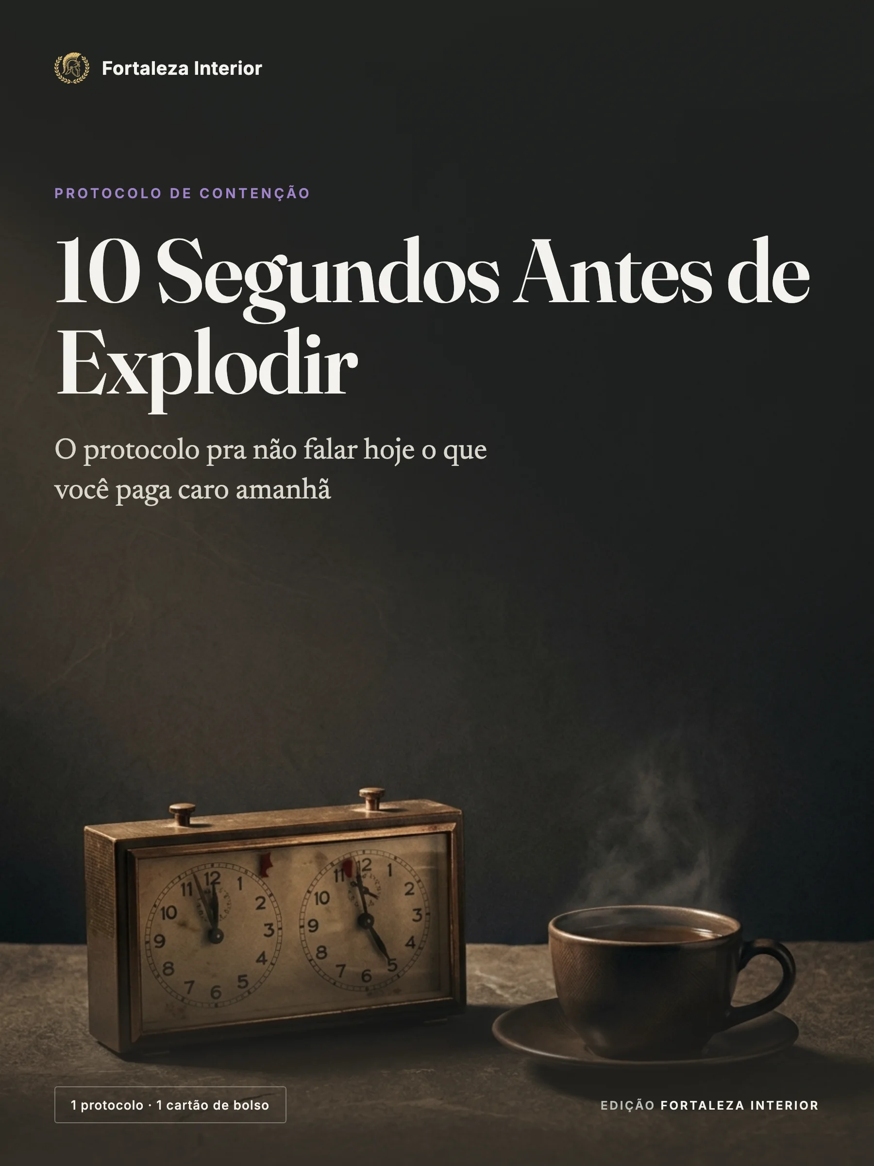 Capa do ebook 10 Segundos Antes de Explodir
